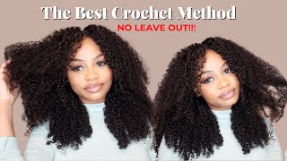 VIRAL CROCHET BRAID METHOD on a V Part WIG🔥THE BEST NO Lace NO Glue Wig Install ft Sunber hair [upl. by Hebel]