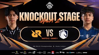 ID M6 Knockout Stage Hari 2  RRQ HOSHI VS TEAM LIQUID ID  Game 3 [upl. by Anavoj]