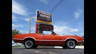 1972 Olds 442 Convertible with Hurst His amp Hers Shifter [upl. by Alvan]