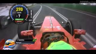 F1 2013 ALONSO Australia Onboard Highlights [upl. by Rasmussen767]