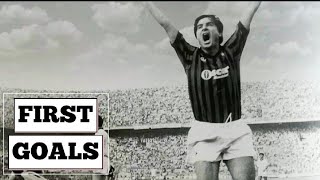 Agostino di Bartolomei first Goals with AC Milan in SERIE A 19841985 [upl. by Uzziel]