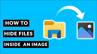 how to hide file inside image [upl. by Brockwell]