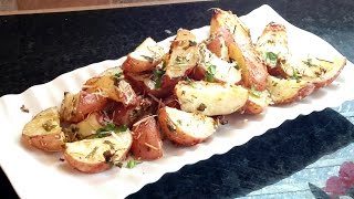 GARLIC PARMESEAN ROASTED POTATOES [upl. by Karl]