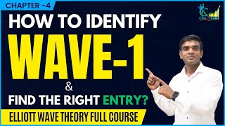 How to identify Elliott Wave 1  Elliott Wave Theory Full Course in Hindi  Chapter 4  Chartkingz [upl. by Olga]