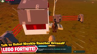 Talk to Rebel Wookie Rancher Grraaalf  LEGO Fortnite [upl. by Rangel745]