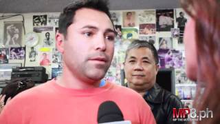 Manny Pacquiao  Oscar De La Hoya Visits the Wildcard and Manny Pacquiao [upl. by Forrest]