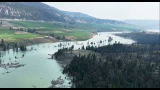 Chilcotin River Landslide  Before and After Full Extent [upl. by Yennep]