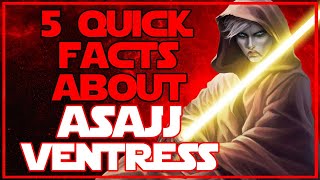 5 Quick Canon FACTS about the Former Sith Assassin ASAJJ VENTRESS Pt 3  Shorts [upl. by Frankel]