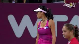 Daniela Hantuchova vsSuWei Hsieh Highlights  2012 Sofia RR [upl. by Yecnay]