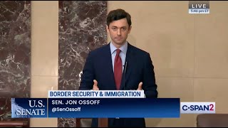 Sen Ossoff Warns of “Grave National Security Risk” if Bipartisan Border Security Bill Blocked [upl. by Alard302]