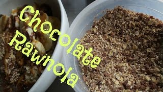 CHOCOLATE RAWNOLA  VEGAN RECIPE [upl. by Fiona559]