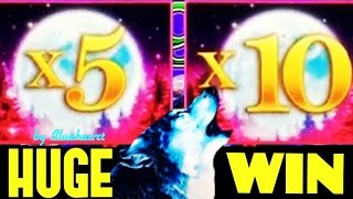 TIMBER WOLF DELUXE slot machine JACKPOTS and SUPER GAMES BONUS WINS [upl. by Aikemal166]