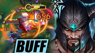 BUFF TRYNDAMERE IS NOW GOOD PICK IN JUNGLE 100 ATTACK SPEED [upl. by Skerl]