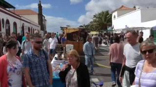 Markttreiben in Tequise auf Lanzarote [upl. by Garmaise]