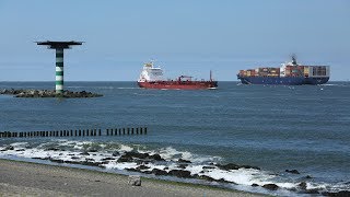 Scheepvaart in Rotterdam  Shipspotting  Hoek van Holland  Tweede Maasvlakte  Zeeschepen [upl. by Barram]