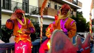 Cartero Real de SSMM los Reyes Magos en el barrio de San Jerónimo  SEVILLA 2013 [upl. by Heise68]