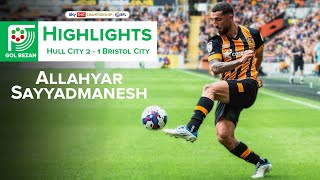 Allahyar Sayyadmanesh Highlights  Hull City 2  1 Bristol City [upl. by Yecrad]