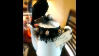 Halloween Ideas  Host a Haunted Mad Hatter Tea Party [upl. by Yeltsew477]