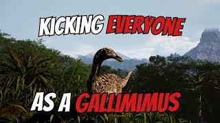 Kicking Everyone as a Gallimimus in The Isle [upl. by Savihc]