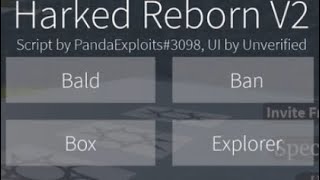 Harked Reborn V2 FE bankickkillBtools Script OP Pastebin Works in some games [upl. by Walls]