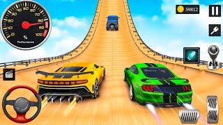 Crazy Car Stunts Racing Ramp Car Racing  Car Racing 3D Android Gameplay game [upl. by Nabe]