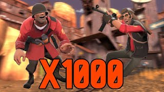 Being Annoying in X1000 TF2 [upl. by Norahs]