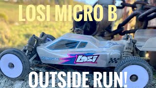 Losi Micro B outside run [upl. by Eessej]