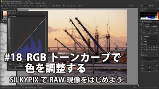 SILKYPIXでRAW現像をはじめよう 18 RGBトーンカーブで色を調整する [upl. by Enrev618]