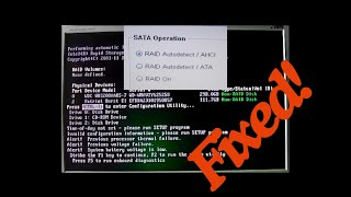 DELL not booting  AHCI  RAID  Drives Configuration [upl. by Naima465]