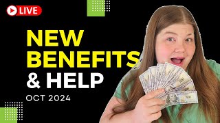 Dont Miss Out New Benefits amp Programs You NEED to Know All 50 States  October 2024 Update [upl. by Ailla]