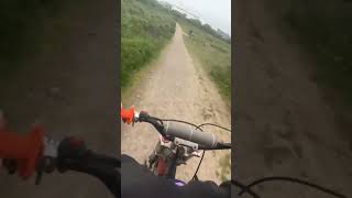 Razzing the pitty around if you want more videos comment down below  dirtbike illegal ￼ [upl. by Gundry721]