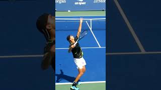 EPIC ABBREVIATED SERVE IN SLOW MOTION tennis [upl. by Petuu462]