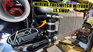 HOW TO WIRE A TRINARY SWITCH WYOUR LS SWAP HARNESS ON A VINTAGE AIR SYSTEM [upl. by Camala]