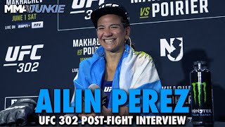 Ailin Perez Calls Out Kayla Harrison After Win I Got Some Big Ovaries  UFC 302 [upl. by Strohl]