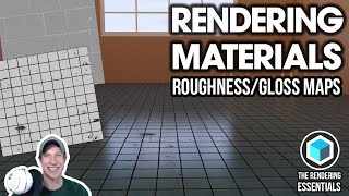 Materials for Rendering  ROUGHNESS AND GLOSS Maps [upl. by Idnat75]