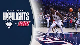 HIGHLIGHTS  UConn Mens Basketball vs Sacred Heart [upl. by Alva]