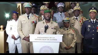 PRESIDENCE DE LA REPUBLIQUE  COMMUNIQUE RTG GUINEE 224 [upl. by Leinaj]