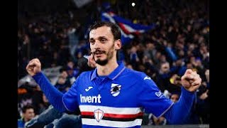 Sampdoria Manolo Gabbiadini 1920 Season highlights [upl. by Haimerej]