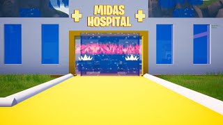 Saving Midas In Fortnite Hospital Tycoon [upl. by Atinar]