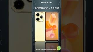 INFINIX HOT 40i PRICE LIST  PHILIPPINES smartphone pricelist [upl. by Kcirdehs]