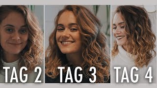 Locken auffrischen  SCHÖNE HAARE an Tag 2 3 und 4 nach dem Waschen  SNUKIEFUL [upl. by Coy]