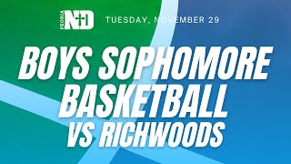 PND Boys Sophomore Basketball vs Richwoods [upl. by Ferdie]