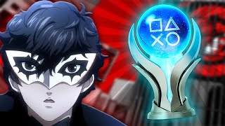 I Got EVERY Persona 5 Platinum Trophy in ONE Video [upl. by Arodnahs]