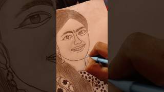 draw sketch of rashmika mandana sketch of rashmika mandana art artist shortsfeed [upl. by Myke]