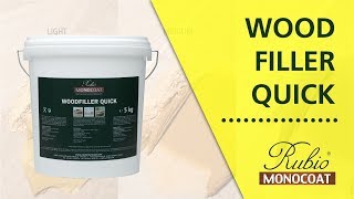 Rubio Monocoat Woodfiller Quick [upl. by Aisnetroh]