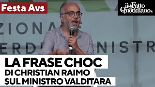 La frase choc di Raimo Avs quotValditara è un bersaglio debole da colpire come la Morte neraquot [upl. by Ainig]