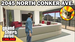 2045 North Conker Avenue house tour  GTA Online [upl. by Aihsram]