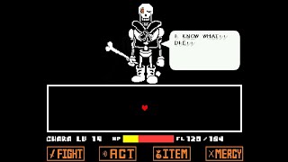 REVENGE Act1amp2 Disbelief Papyrus戦undertale fangame 日本語字幕有 [upl. by Bevin]