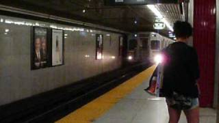 TTC Bombardier T1 5246 Deadheading Through Eglinton Stn [upl. by Hsreh816]