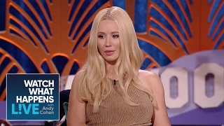 Iggy Azalea Spills Music IndusTea On Azealia Banks American Idol  WWHL [upl. by Edasalof]